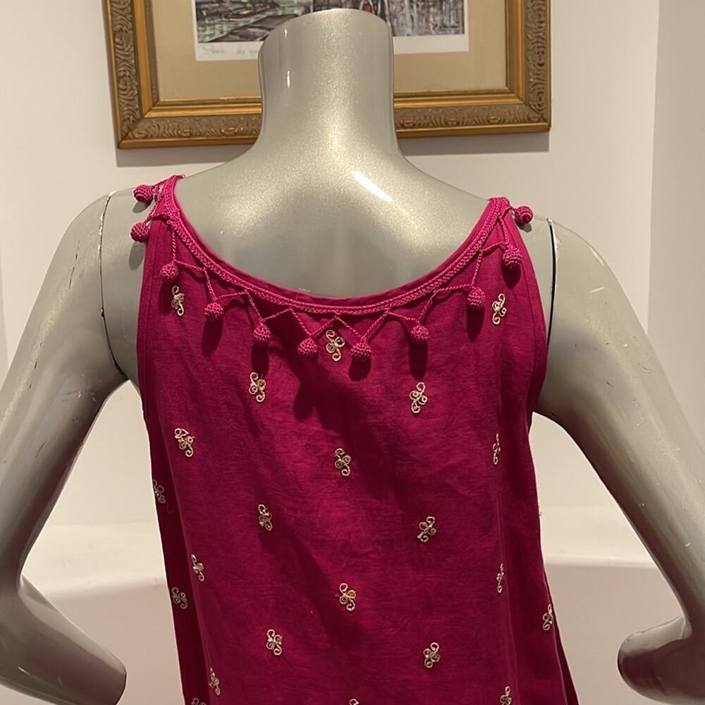 Calypso St. Barth Zulema Linen Dress Pink Size XS - Picture 9 of 12